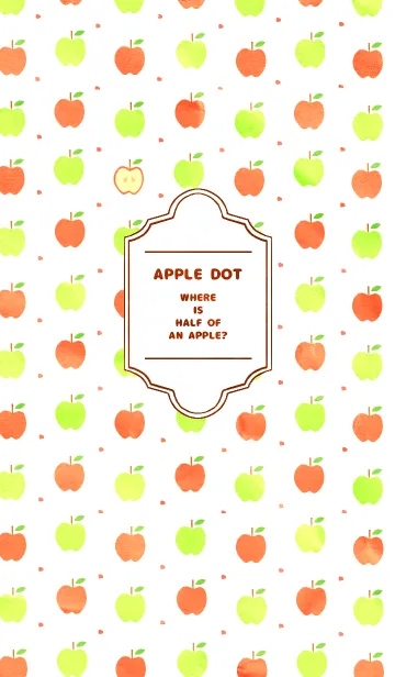 [LINE着せ替え] APPLE DOTの画像1