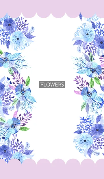 [LINE着せ替え] water color flowers_339の画像1