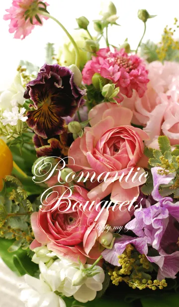 [LINE着せ替え] Romantic Bouquetsの画像1