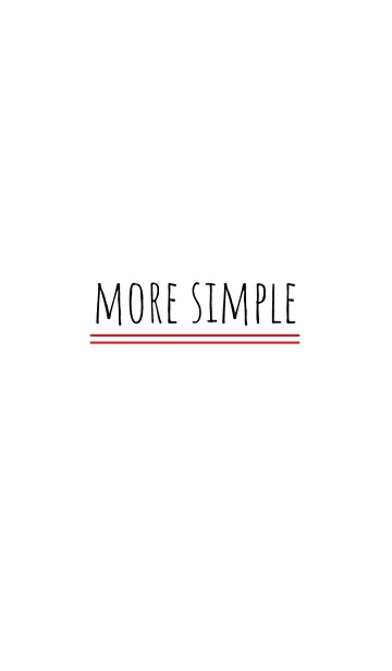 MORE SIMPLEの着せ替えメイン画像