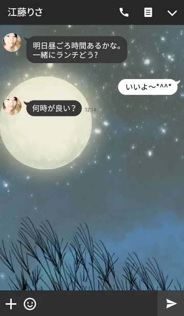 [LINE着せ替え] -Moon light-の画像3