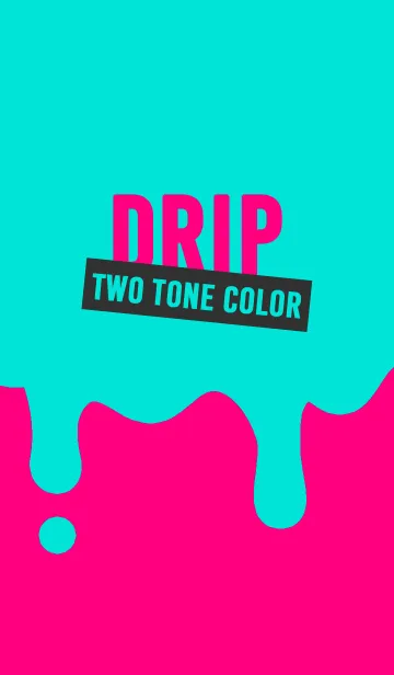 [LINE着せ替え] ドリップ ツートーン カラー スタイル 2の画像1