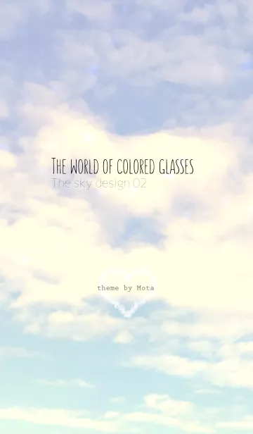 [LINE着せ替え] The world of colored glassesの画像1
