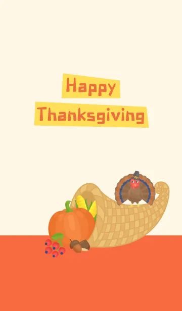 [LINE着せ替え] ハッピー感謝祭の画像1