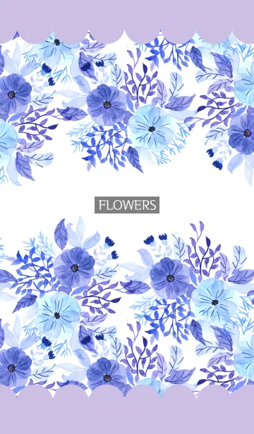 [LINE着せ替え] water color flowers_338の画像1
