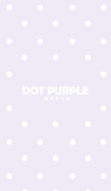 [LINE着せ替え] -DOT PURPLE-の画像1