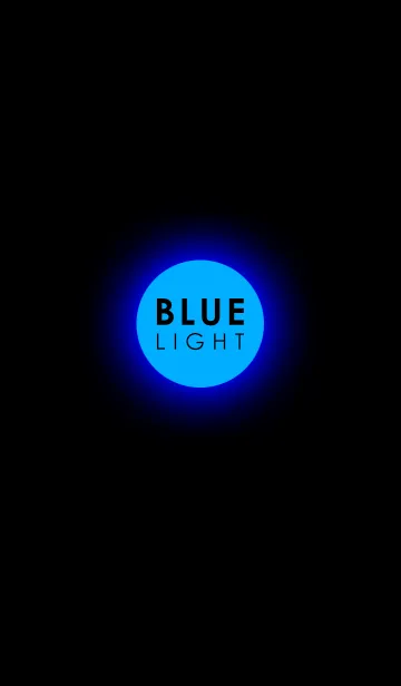 [LINE着せ替え] Blue Light in Blackの画像1
