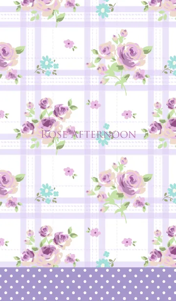 [LINE着せ替え] Purple rose afternoonの画像1