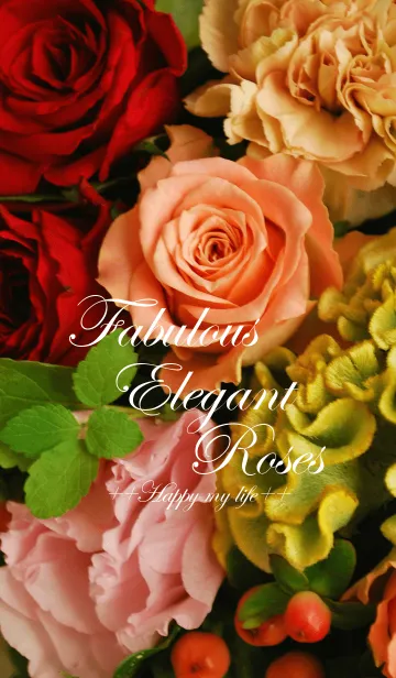 [LINE着せ替え] Fabulous Elegant Rosesの画像1