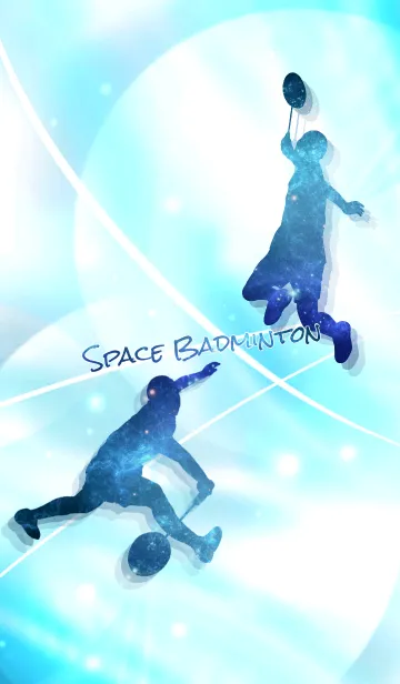 [LINE着せ替え] Space Badminton Ver.3の画像1