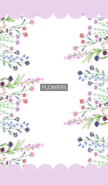 [LINE着せ替え] water color flowers_342の画像1