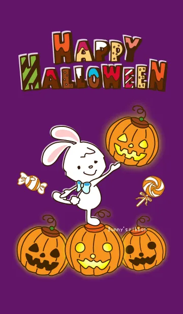 ハッピーハロウィン (うさぎ)の着せ替えメイン画像