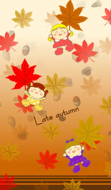 [LINE着せ替え] Late autumnの画像1
