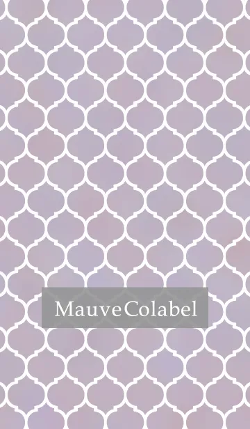 [LINE着せ替え] コラベル柄(Mouve＆Colabel)の画像1