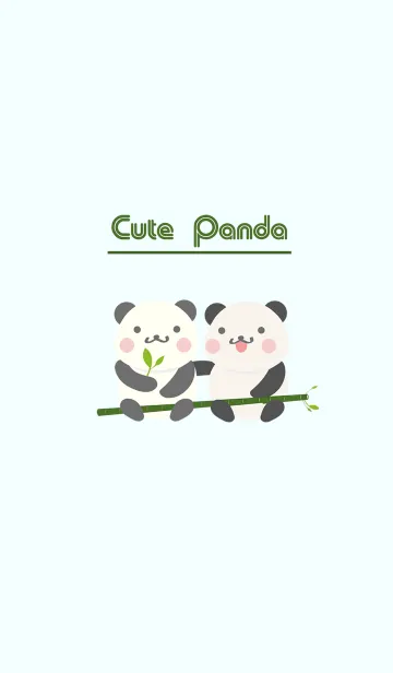 [LINE着せ替え] かわいい楽しいパンダの画像1