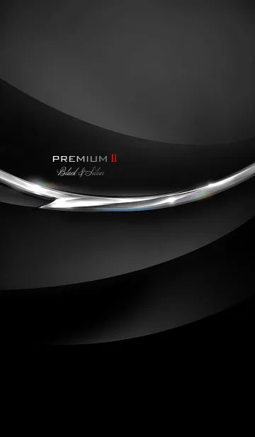 [LINE着せ替え] PremiumⅡ Black ＆ Silverの画像1