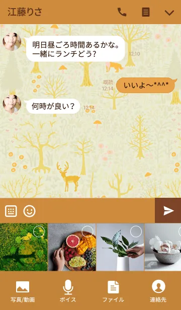 [LINE着せ替え] 森のなかへの画像4