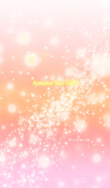 [LINE着せ替え] オータム スター ゴールドの画像1