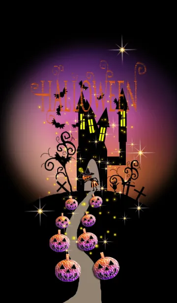 [LINE着せ替え] キラキラ＊ハロウィンの画像1