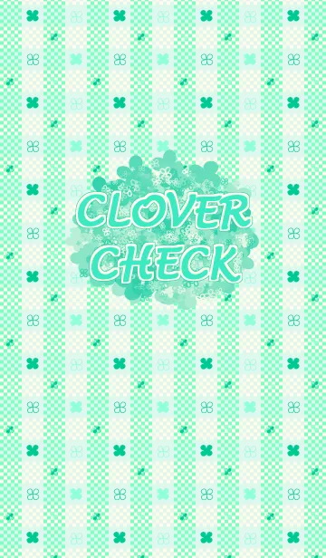 クローバーチェックの着せ替えメイン画像