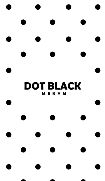 [LINE着せ替え] -DOT BLACK-の画像1