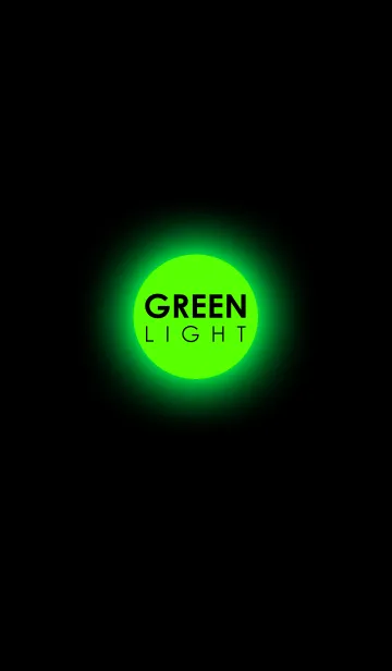 [LINE着せ替え] Green Light in Blackの画像1