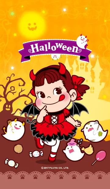 ハロウィンペコちゃんの着せ替えメイン画像