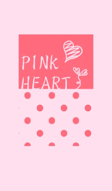 PINKHEARTのLINE着せ替え