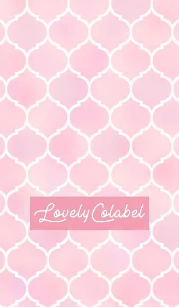 [LINE着せ替え] コラベル柄(Lovely＆Colabel)の画像1