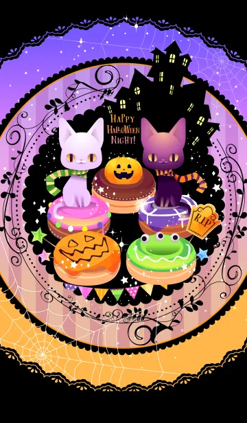 [LINE着せ替え] Happy Halloween night ！の画像1
