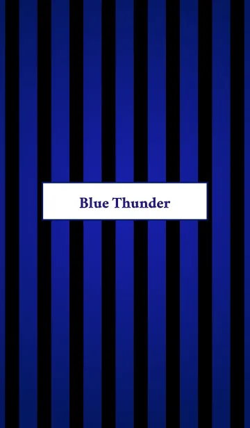 [LINE着せ替え] Blue Thunderの画像1