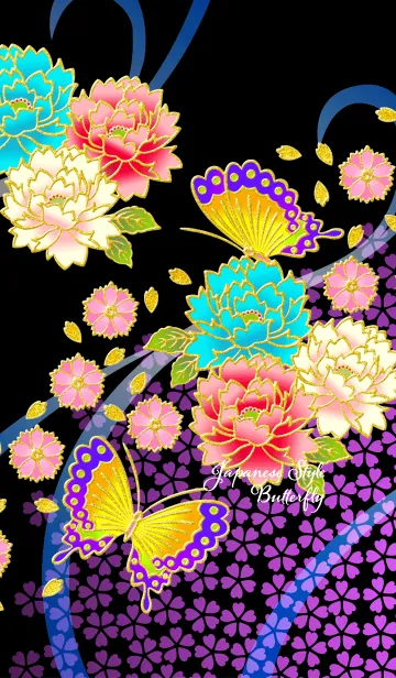 Japanese style butterflyの着せ替えメイン画像