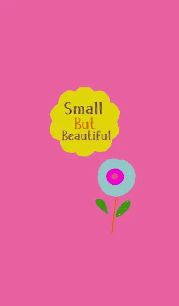 [LINE着せ替え] Happy Flower. Small but Beautiful.の画像1