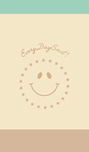 [LINE着せ替え] スマイル(ナチュラルスター)の画像1