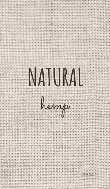 NATURAL hempの着せ替えメイン画像