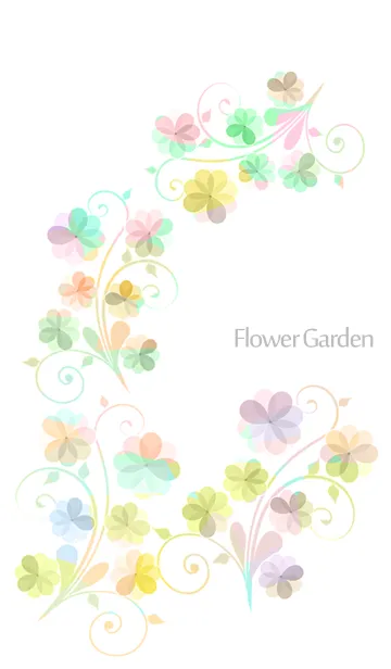 [LINE着せ替え] artwork_Flower garden5の画像1
