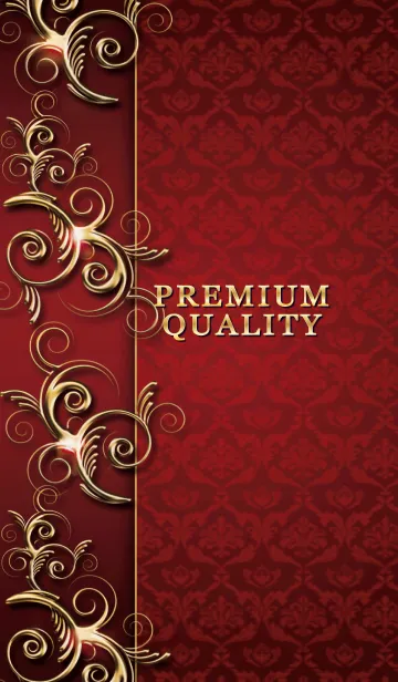 [LINE着せ替え] 高級感のある大人なデザイン-REDの画像1