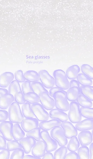[LINE着せ替え] Sea glasses Pale purpleの画像1