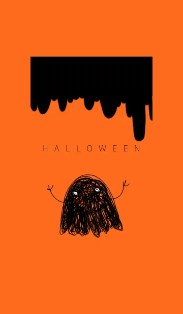 [LINE着せ替え] ハロウィンゴーストの画像1