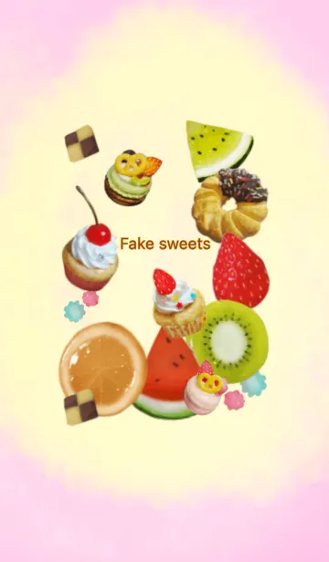 [LINE着せ替え] Fake sweetsの画像1