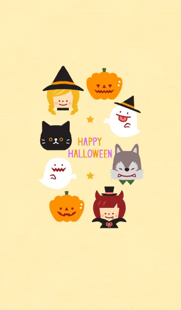 [LINE着せ替え] かわいいハロウィンの画像1