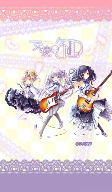 [LINE着せ替え] 天使の3P！ イラストverの画像1