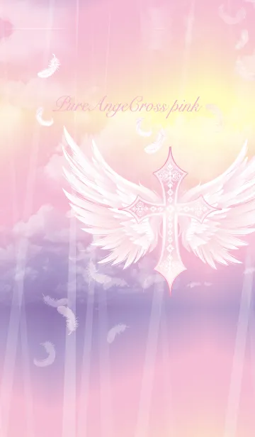 [LINE着せ替え] Pure Angel Cross pinkの画像1