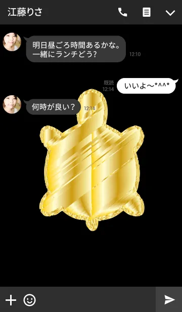 [LINE着せ替え] お金がすごく溜まる亀の画像3