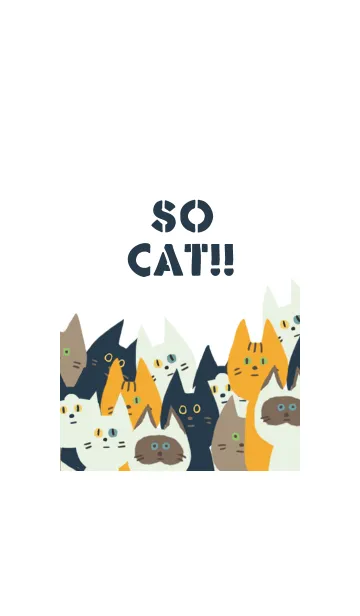 [LINE着せ替え] SO CAT！！の画像1