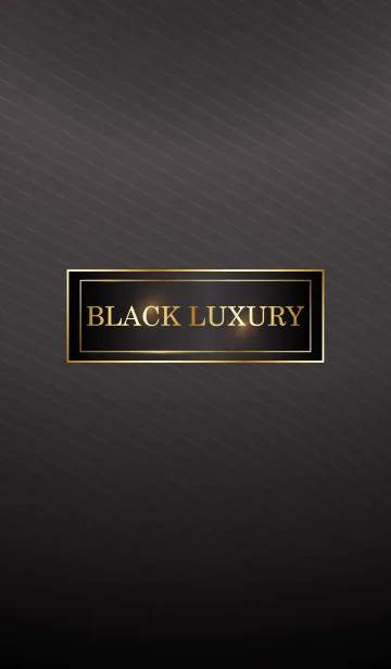 [LINE着せ替え] Luxury Blackの画像1