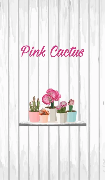 [LINE着せ替え] Pink Cactusの画像1