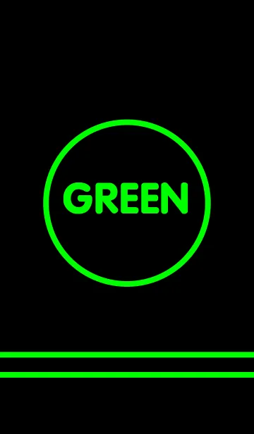 [LINE着せ替え] -Green ＆ Black -の画像1