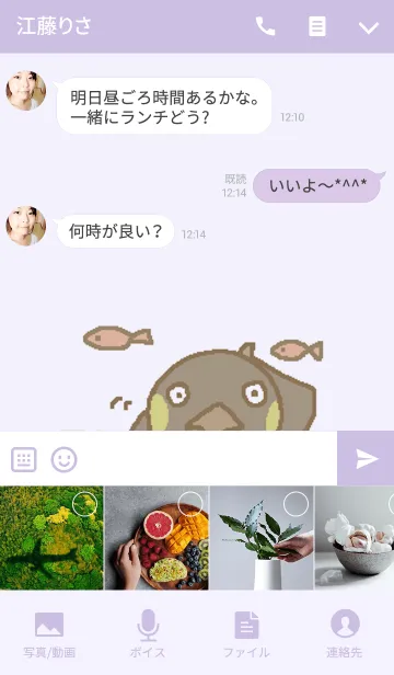 [LINE着せ替え] ペンギンたち！の画像4