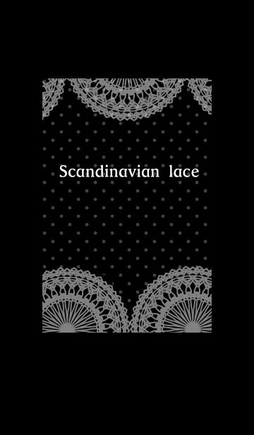 [LINE着せ替え] お花とリボンレース-北欧風フラワー-の画像1